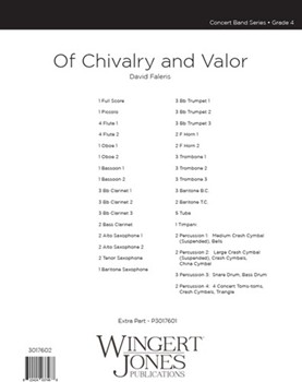 Of Chivalry and Valor - Full Score