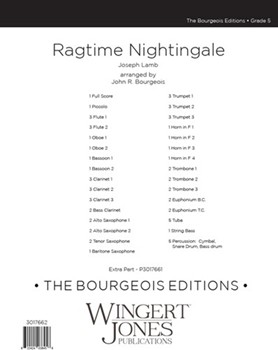 Ragtime Nightingale - Full Score