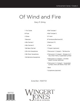 Of Wind and Fire - Full Score