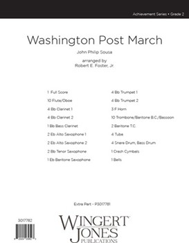 Washington Post March by Sousa John Philip - Foster Jr Robert E - for Full Score