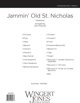 Jammin' Old St. Nicholas - Full Score
