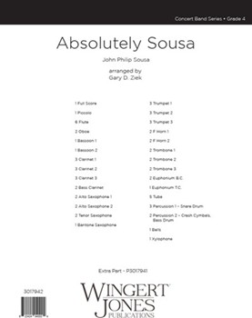 Absolutely Sousa by Sousa John Philip - Ziek - for Full Score