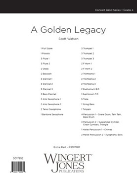 A Golden Legacy - Full Score