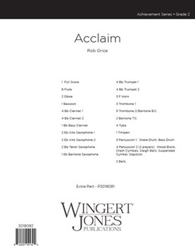 Acclaim - Full Score
