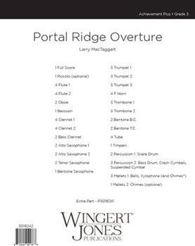 Portal Ridge Overture - Full Score