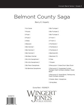 Belmont County Saga - Full Score