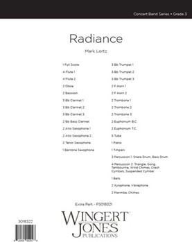 Radiance - Full Score