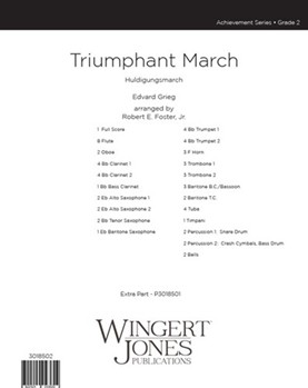 Triumphant March - Full Score Huldigungsmarch