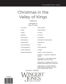 Christmas in the Valley of the Kings - Full Score