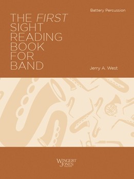 The First Sight-Reading Book for Band by West Jerry for Percussion