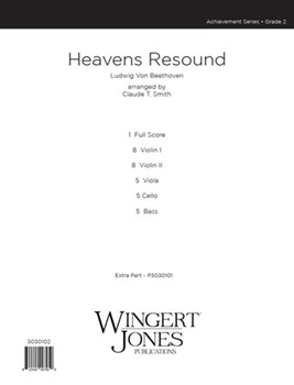 Heavens Resound by Beethoven Ludwig van - Smith Claude T - for Full Score