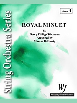 Royal Minuet by Telemann Georg Philipp - Dowty Marcus - for Full Score