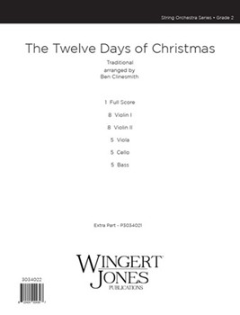 12 Days Of Christmas by Traditional - Clinesmith Ben - for Full Score