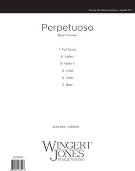 Perpetuoso by Holmes Brian for Full Score