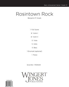 Rosintown Rock by Snoek Benjamin for Full Score
