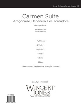 Carmen Suite by Bizet Georges - Parrish Todd - for Full Score