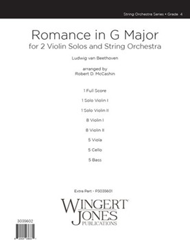 Romance in G Major for 2 Violin Solos and String Orchestra