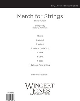 March for Strings by Purcell Henry - Fishburn Kathy - for Full Score