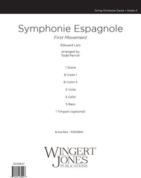 Symphonie Espagnole First Movement by Lalo Edouard - Parrish Todd - for Full Score