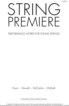 String Premiere by Erwin Horvath and McCash for Violin 2