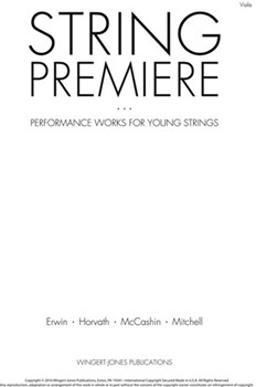 String Premiere by Erwin Horvath and McCash for Viola