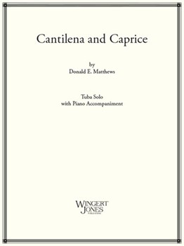 Cantilena & Caprice by Matthews D for Tuba and Piano