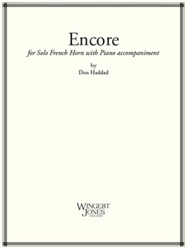Encore by Haddad Donald for French Horn and Piano