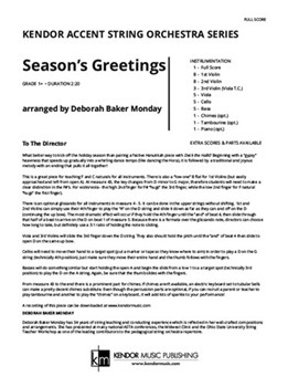 Season's Greetings (Full Score)