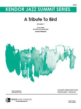 Tribute To Bird A (Movement I) by Niehaus Lennie for Jazz Ensemble (Mvt I)
