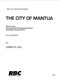 City Of Mantua (Score)