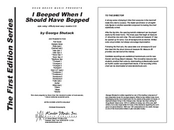 I Beeped When I Should Have Bopped (Full Score)