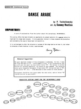 Danse Arabe (Full Score)
