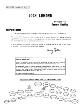 Loch Lomond (Full Score)