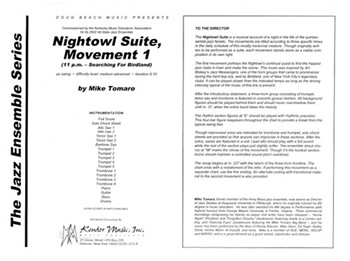 Nightowl Suite, Movement 1 (11 p.m. - Searching For Birdland) (Full Score) (11 p.m. - Searching For Birdland)