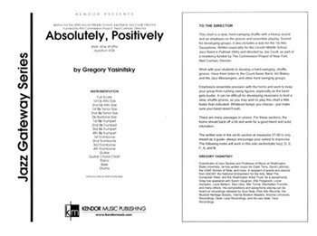 Absolutely, Positively (Full Score)