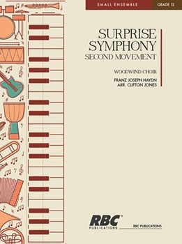 Surprise Symphony 2nd Mvmt by Haydn Joseph - Jones Clifton J - for Woodwind Choir