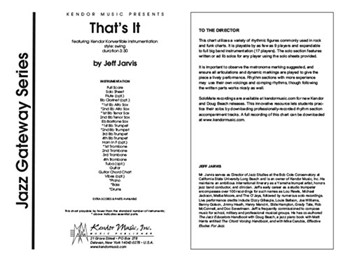 That's It (Full Score)