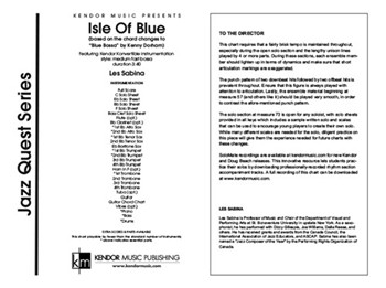 Isle Of Blue (based on the chord changes to 'Blue Bossa' by Kenny Dorham) (Full Score) (based on the chord changes to 'Blue Bossa' by Kenny Dorham)