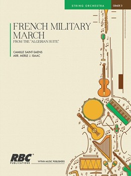 French Military March by Saint-Saens Camille - Isaac - for String Orchestra