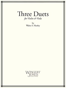 Three Duets for Violin and Viola by Hartley Walter for Str Duet