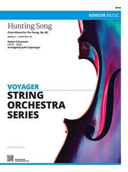 Hunting Song by Schumann Robert - Caponegro John - for String Orchestra