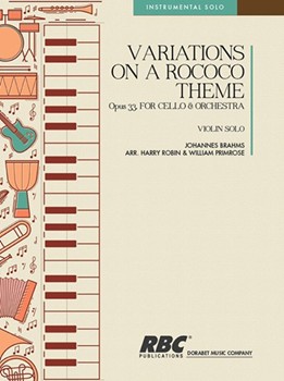 Variations On A Rococo Theme Viola