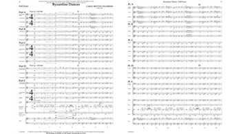 Byzantine Dances by Chambers Carol Brittin for Score