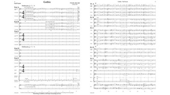 Gothic by Arcari Tyler for Concert Band