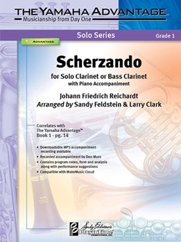 Scherzando by Reichardt Johann Friedrich - Feldstein and Clark - for Clarinet Solo