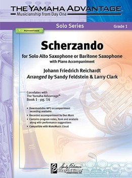 Scherzando by Reichardt Johann Friedrich - Feldstein and Clark - for Alto Saxophone and Piano