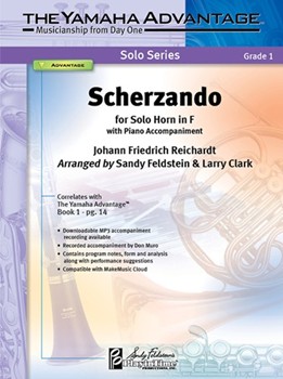 Scherzando by Reichardt Johann Friedrich - Feldstein and Clark - for French Horn and Piano