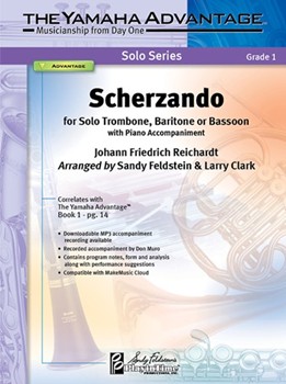 Scherzando by Reichardt Johann Friedrich - Feldstein and Clark - for Trombone and Piano