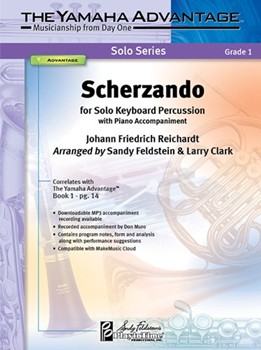 Scherzando by Reichardt Johann Friedrich - Feldstein and Clark - for Mallet and Piano