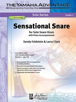 Sensational Snare by Feldstein and Clark for Snare Drum (W / CD)